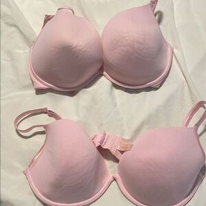 Cacique Blush Pink Bra lot of 2 bras plus size underwire 42 DD